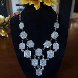 Dazzling Geometric Chain Necklace